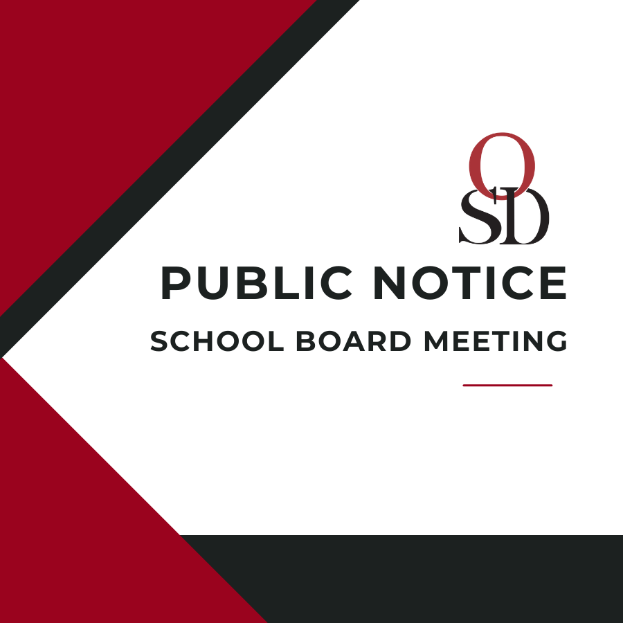  PUBLIC NOTICE: SPECIAL BOARD MEETING